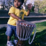 Young drummer, Meridian Hill Park